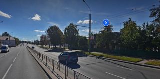 Улицу Победы сократили до одной полосы в связи с ремонтом