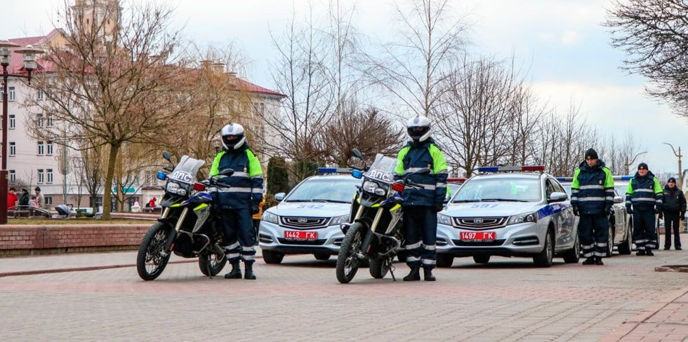 В центре Гродно частично ограничат движение – пройдет парад милиции