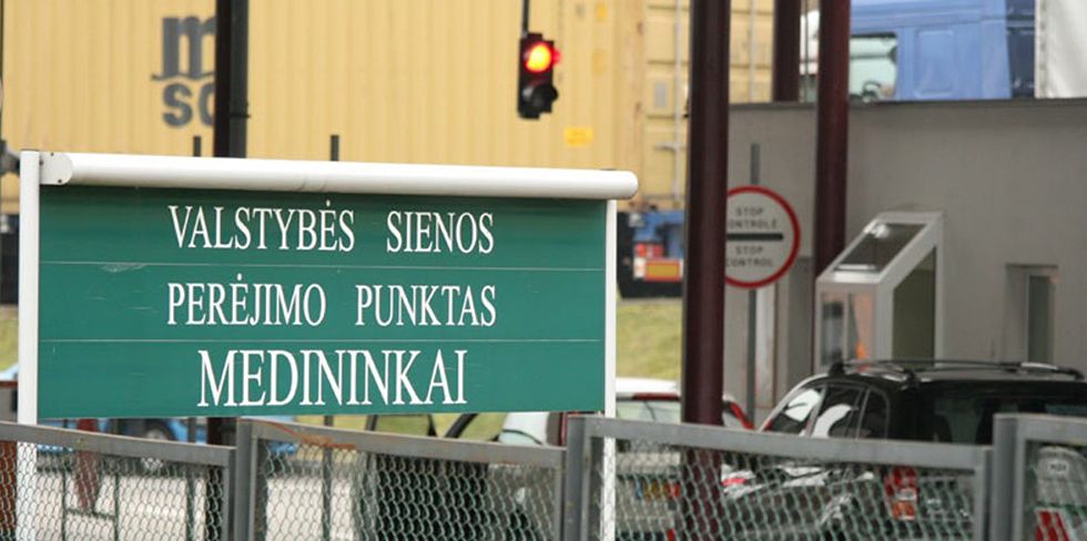 На литовской границе до вечера не будут оформляться грузовики. В "Мядининкае" – технические работы