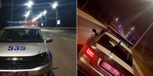 Сотрудники ГАИ провели отработку 4-х мостов в Гродно. Предупредили, что такие проверки продолжат