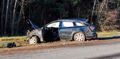 AUDI Q7 несколько раз перевернулась из-за BMW X5 под Гродно. У водителя от ремня протерлась куртка