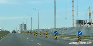 Строительство больницы на проспекте Янки Купалы в Гродно. Небольшие изменения в дорожном движении