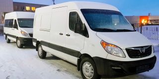 Эти микроавтобусы должны заменить Ford Transit. Первая поставка уже в Беларуси