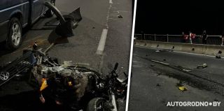 Появились подробности ДТП с мотоциклистом на Магистральной. Оказывается, он был с пассажиркой