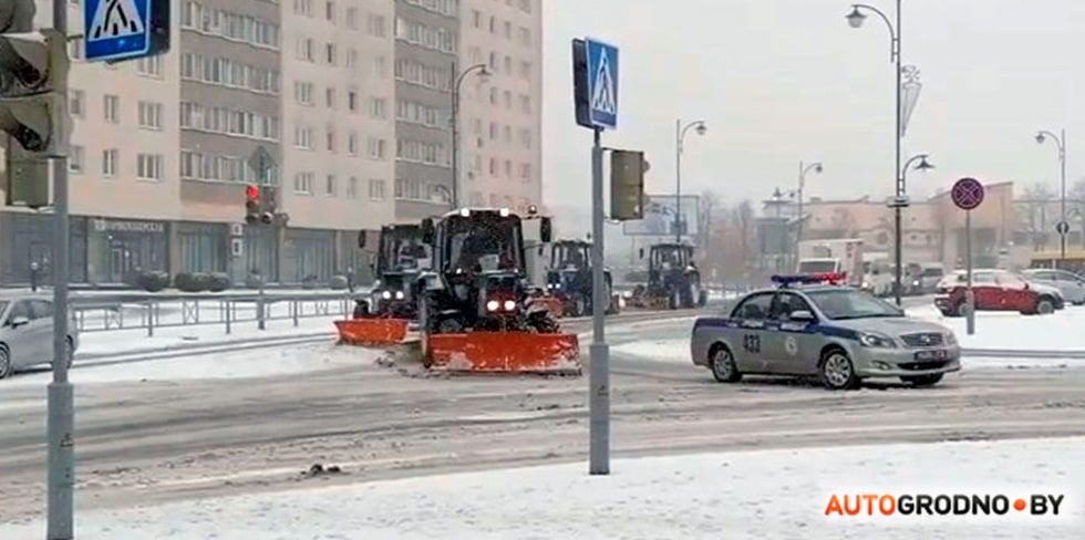 К 14:00 в Гродно – 17 ДТП. ГАИ ввела план допмероприятий "Погода"