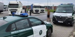 В Польше экипаж белорусов попался транспортникам при "фокусах" с тахографом