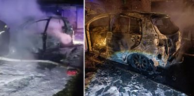 Вечером в Вертелишках горел Golf. Автомобиля больше нет