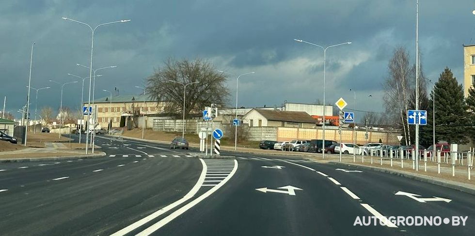 Новая дорога появилась в Гродно – движение уже открыли