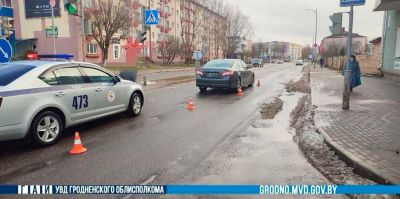 В Лиде водитель сбил пенсионерку: не заметил ее во время поворота