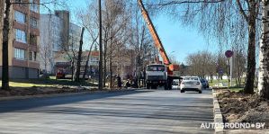 Улицу Гая открыли для движения. Сплошное асфальтирование идет на Будённого. Впереди – улица Белуша