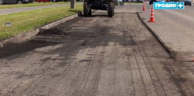 Дорожники Гродно пришли на улицу Огинского. Где еще ждать большого ремонта?