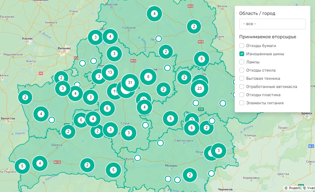 Куда в Беларуси сдавать отработанные шины? ЖКХ назвала адреса в Гродно, Минске и других городах