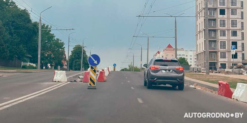 В Гродно на ул.Сов.пограничников ограничили скорость до 40 км/ч