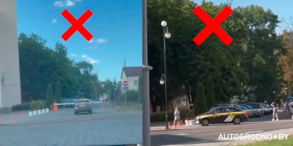Сотрудники ГАИ Гродно устроили скрытый контроль за водителями такси и показали самое частое нарушение на улице Ожешко