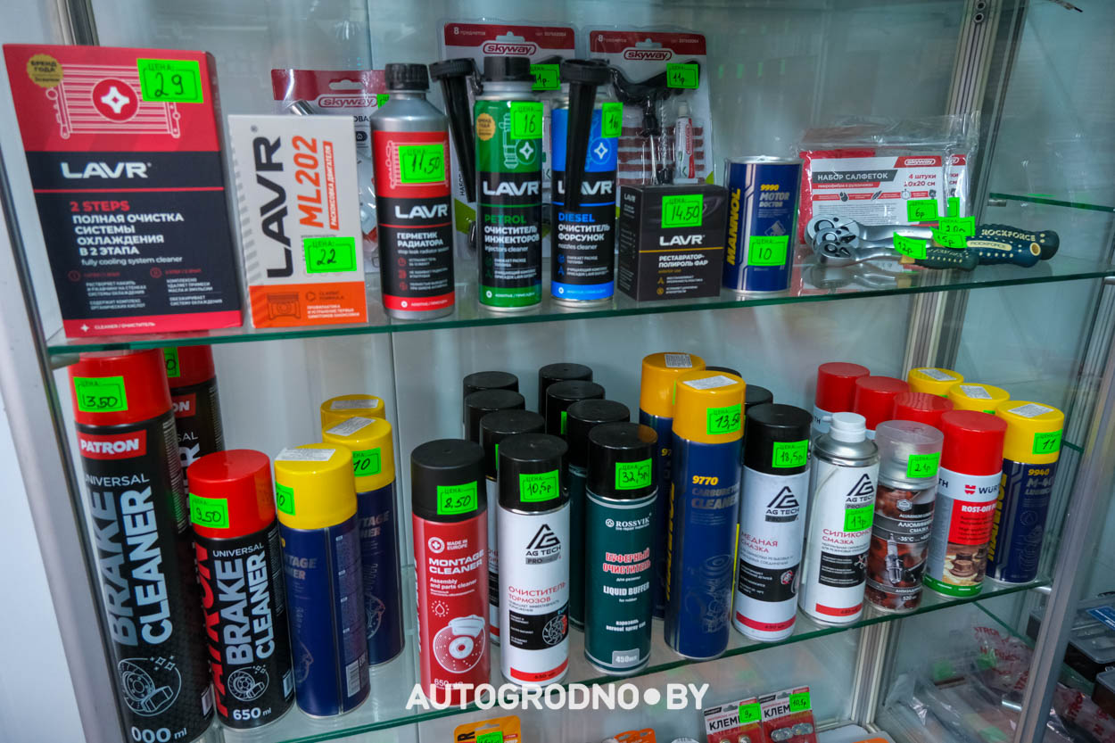 Магазин запчастей в микрорайоне Ольшанка в Гродно