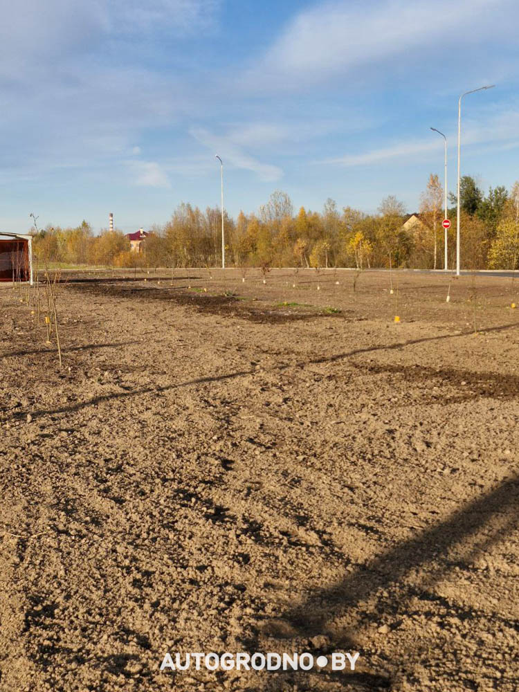 Дорога бетонка в Гродно в сторону Ольшанки накануне открытия