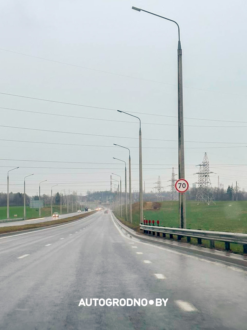 На объездной в Гродно понизили скоростной режим – теперь не более 70 км/ч