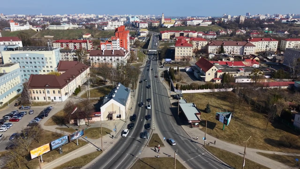 Полет над Гродно с квадрокоптером 2026