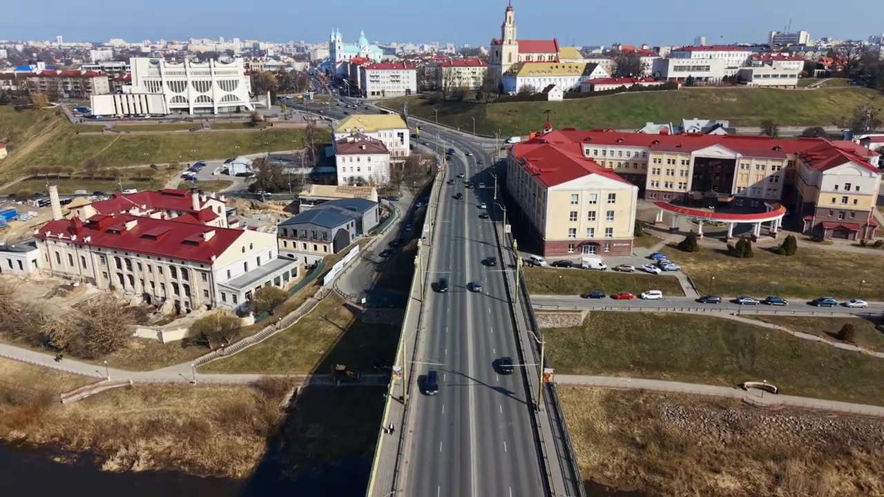 Полет над Гродно с квадрокоптером 2026