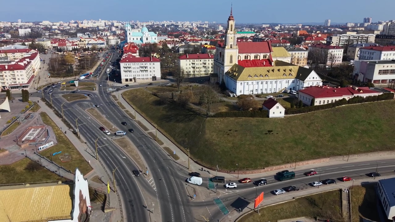 Полет над Гродно с квадрокоптером 2026