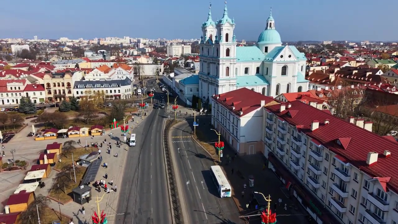 Полет над Гродно с квадрокоптером 2026