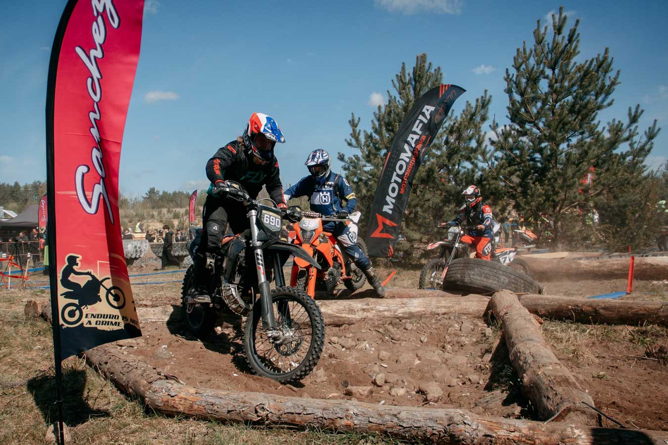 Соревнования по Эндуро под Красносельском