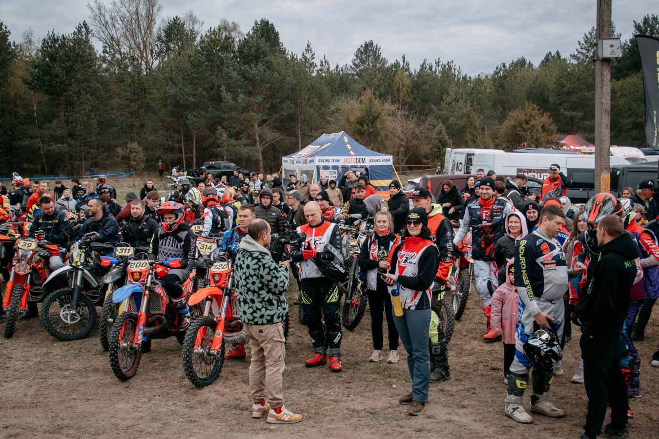 Соревнования по Эндуро под Красносельском