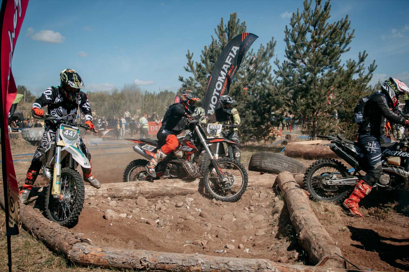 Соревнования по Эндуро под Красносельском