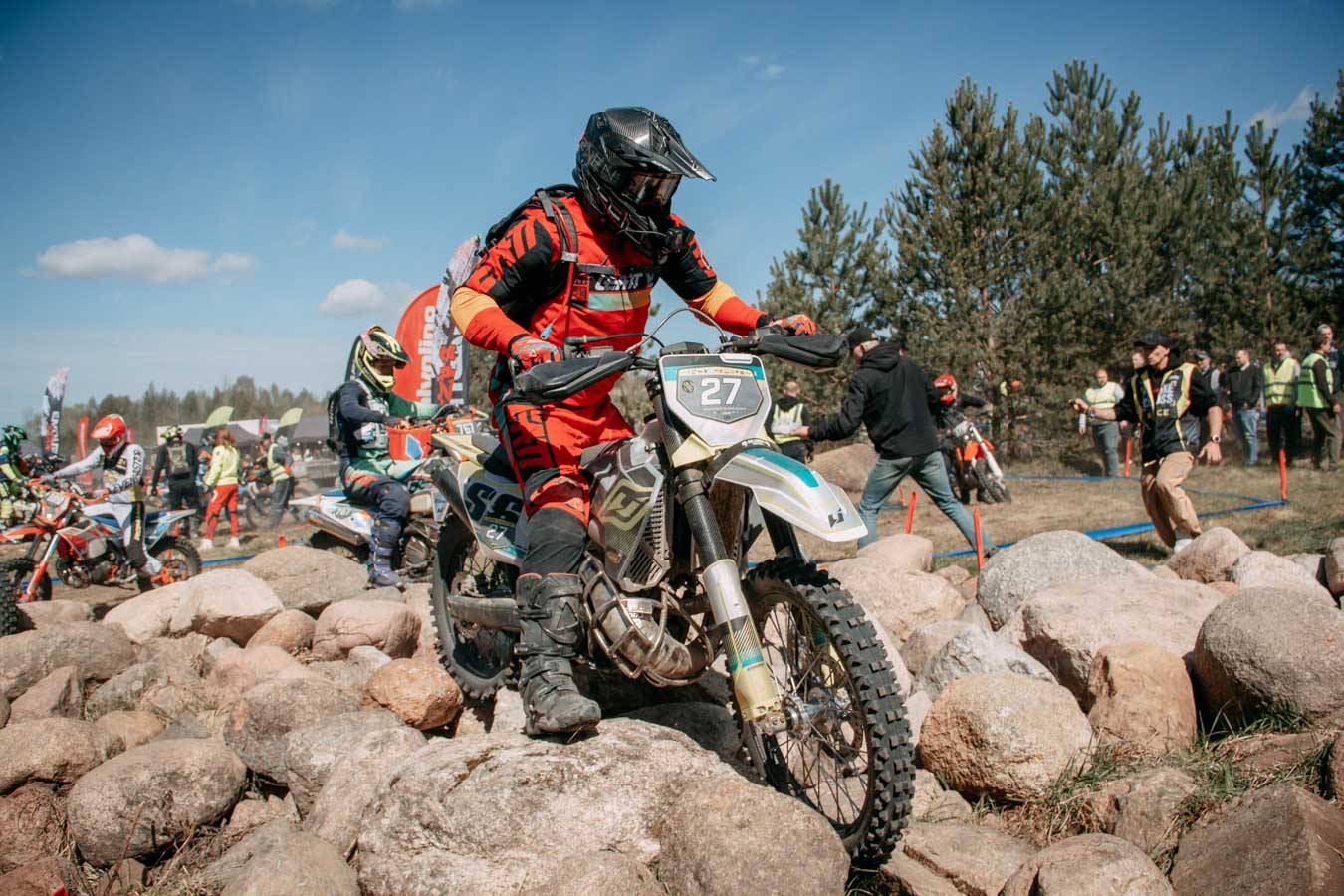 Соревнования по Эндуро под Красносельском