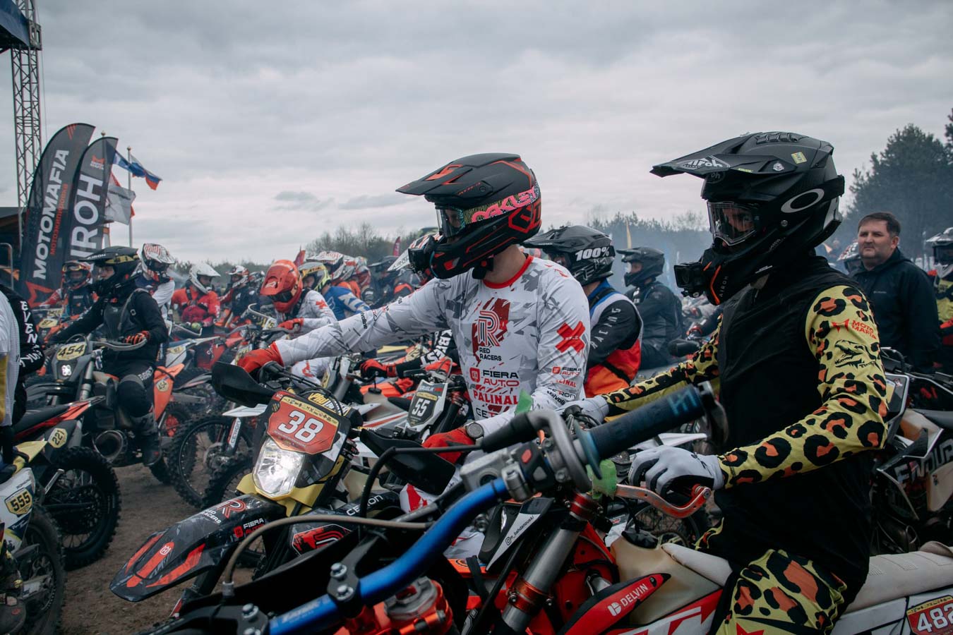 Соревнования по Эндуро под Красносельском