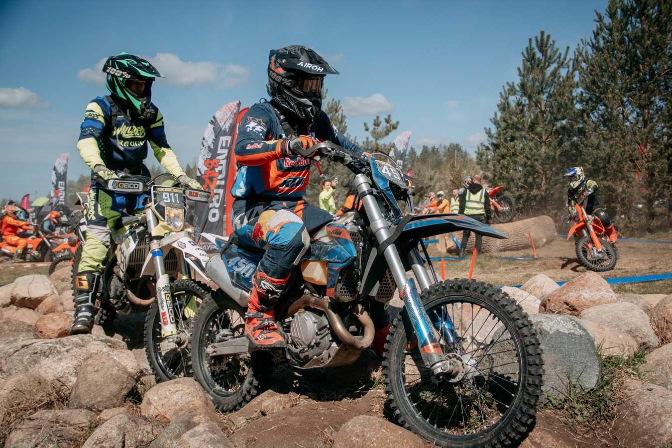 Соревнования по Эндуро под Красносельском