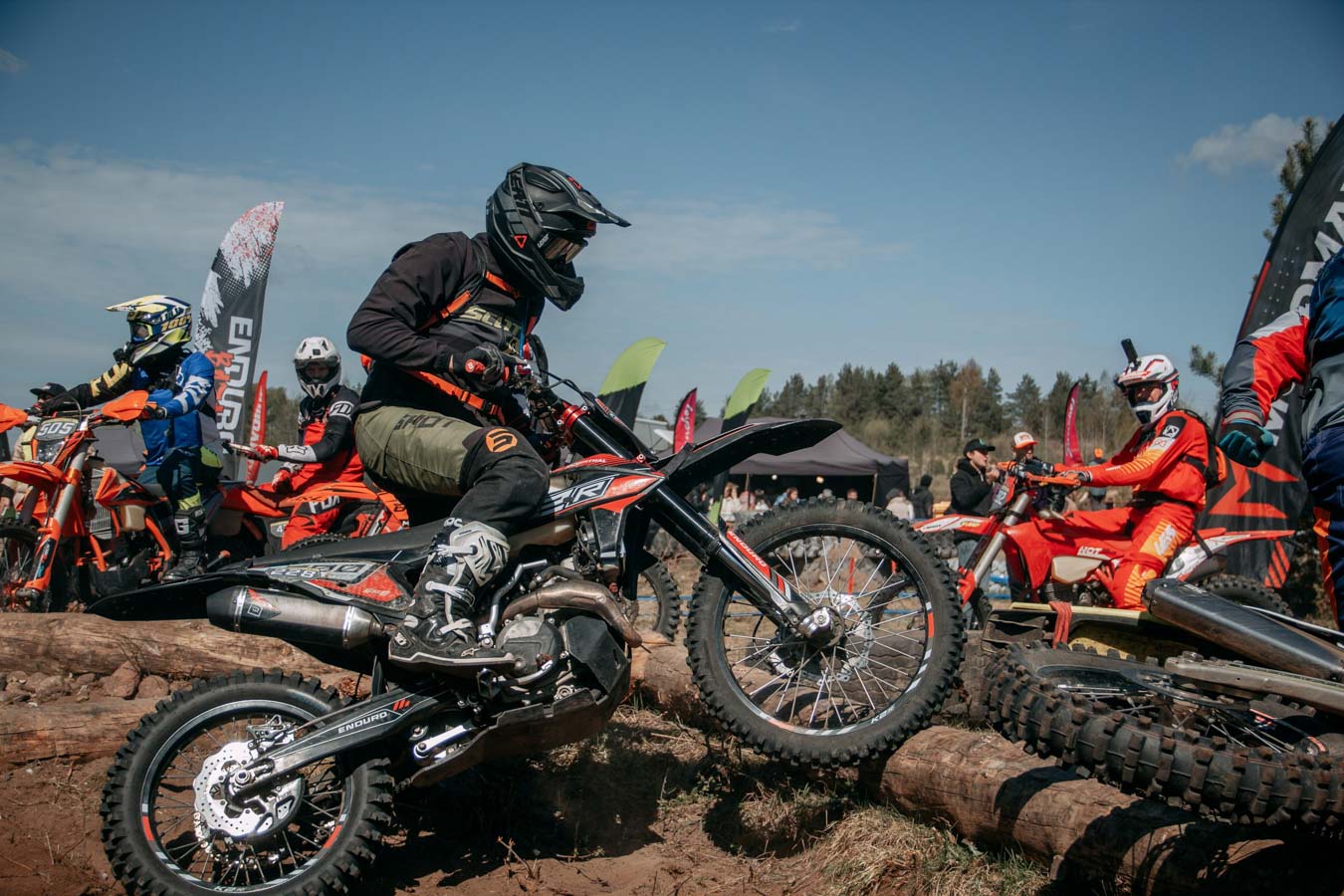 Соревнования по Эндуро под Красносельском