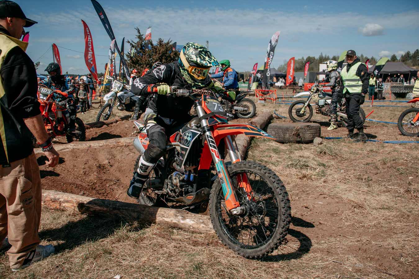 Соревнования по Эндуро под Красносельском