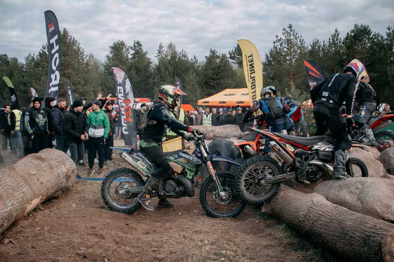 Соревнования по Эндуро под Красносельском