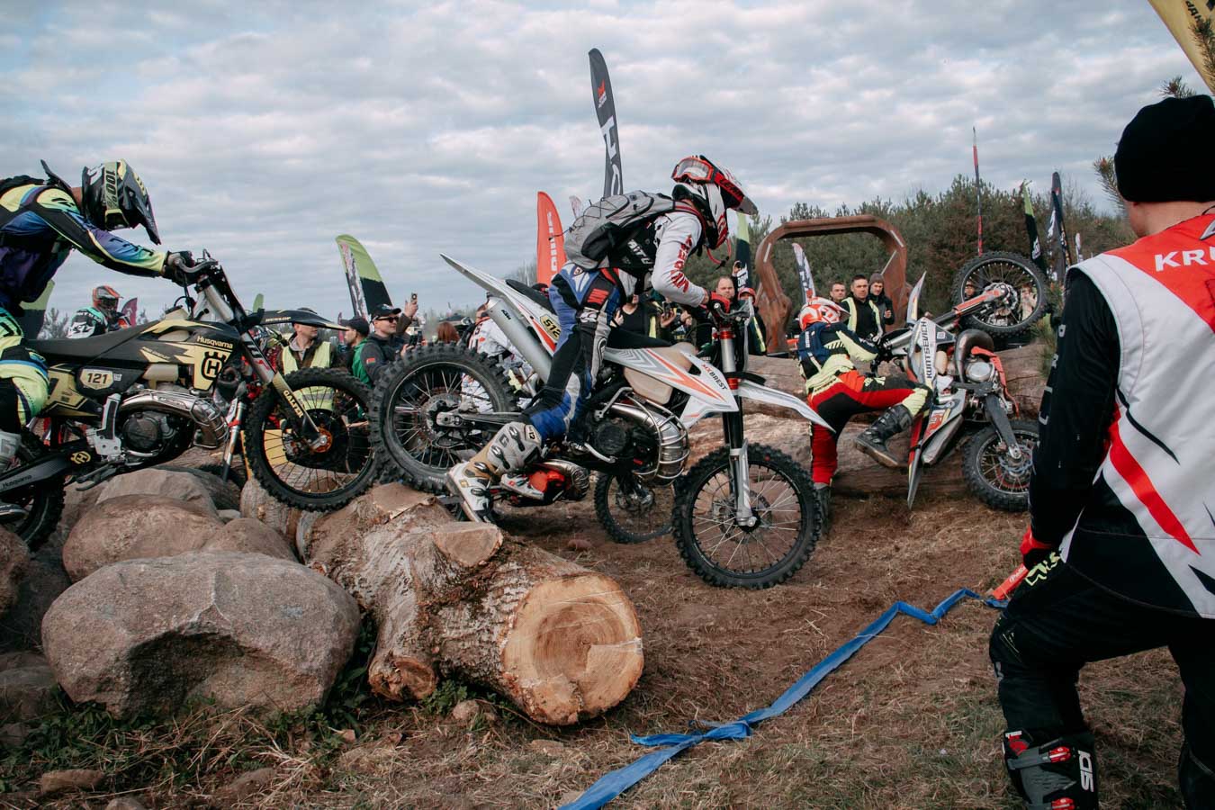 Соревнования по Эндуро под Красносельском