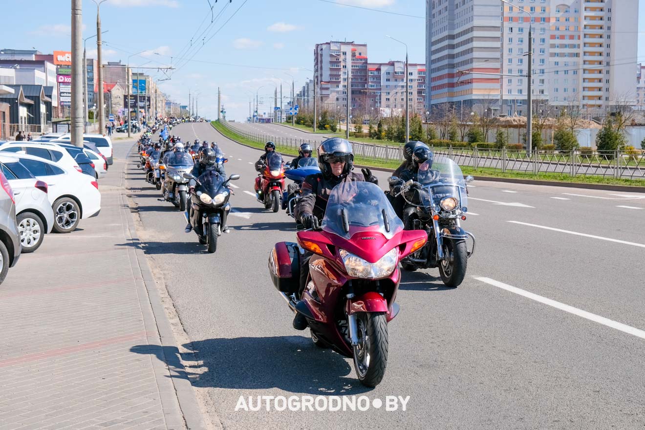 Открытие мотосезона в Гродно 2026 - большой фоторепортаж