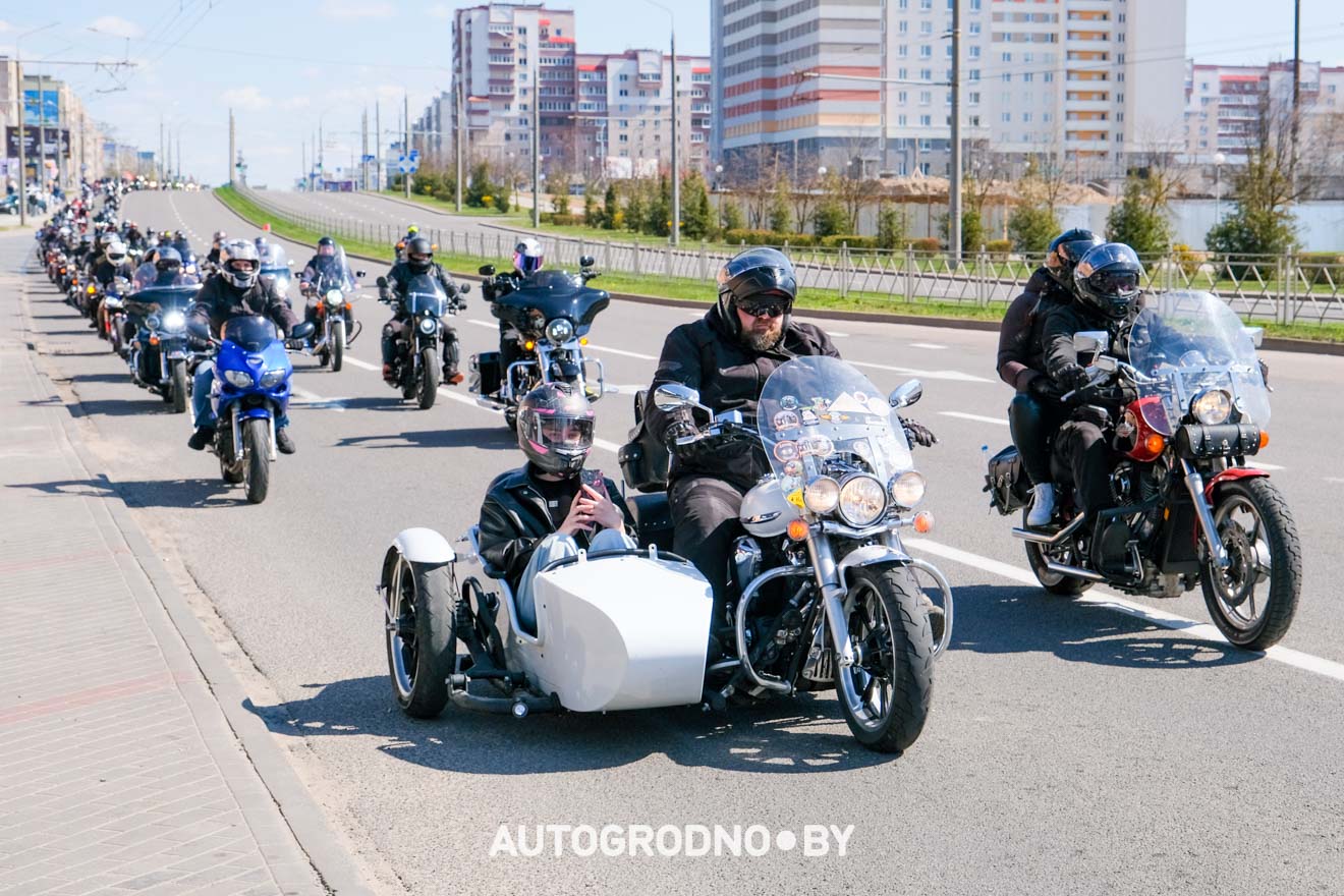 Открытие мотосезона в Гродно 2026 - большой фоторепортаж