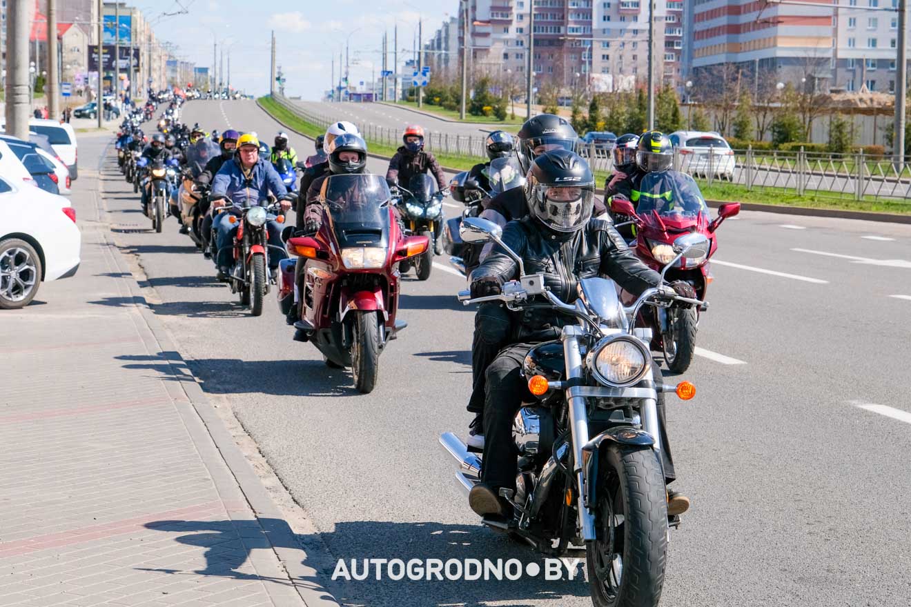 Открытие мотосезона в Гродно 2026 - большой фоторепортаж