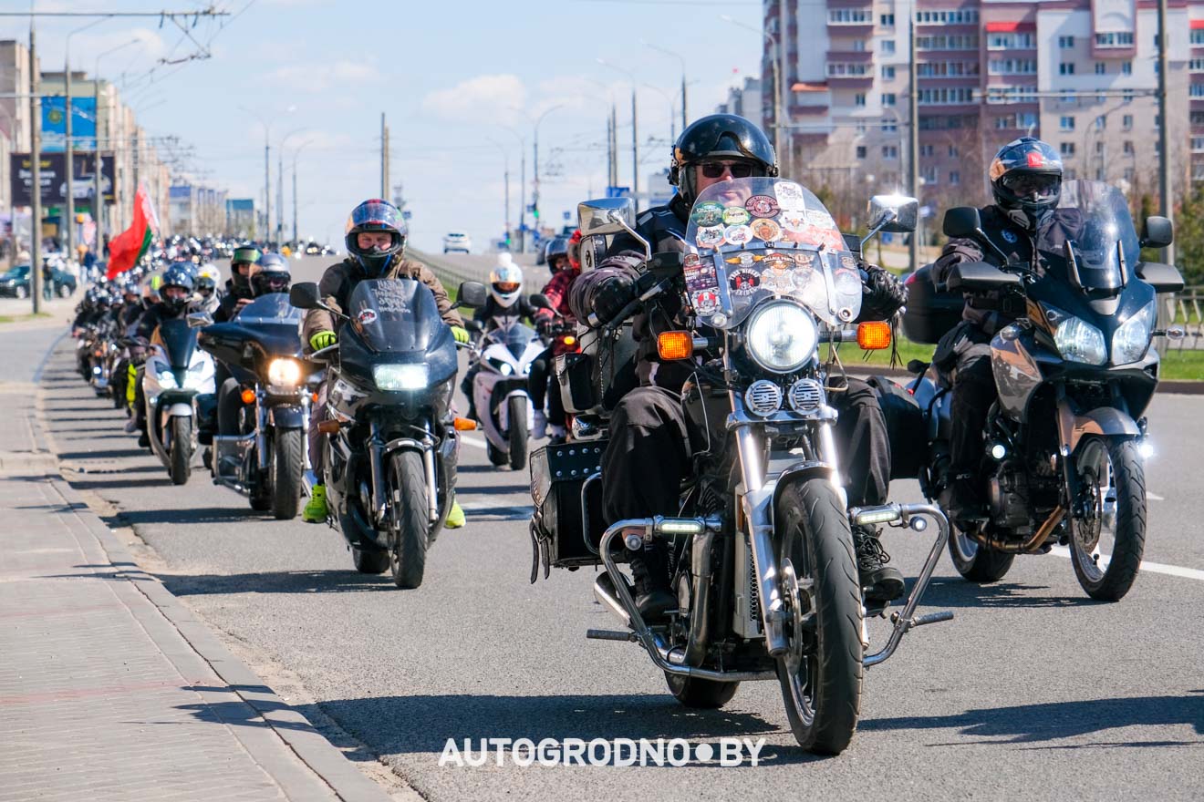 Открытие мотосезона в Гродно 2026 - большой фоторепортаж