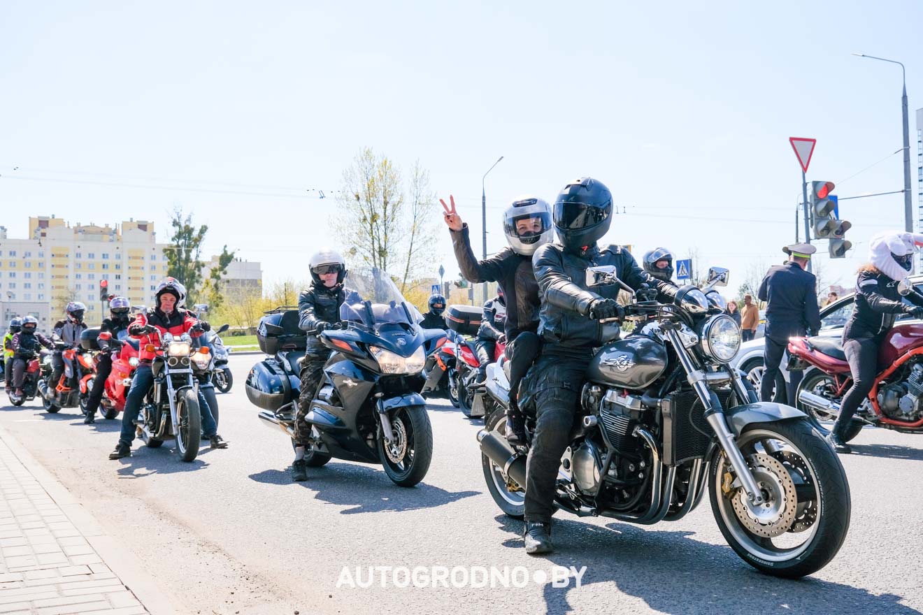 Открытие мотосезона в Гродно 2026 - большой фоторепортаж