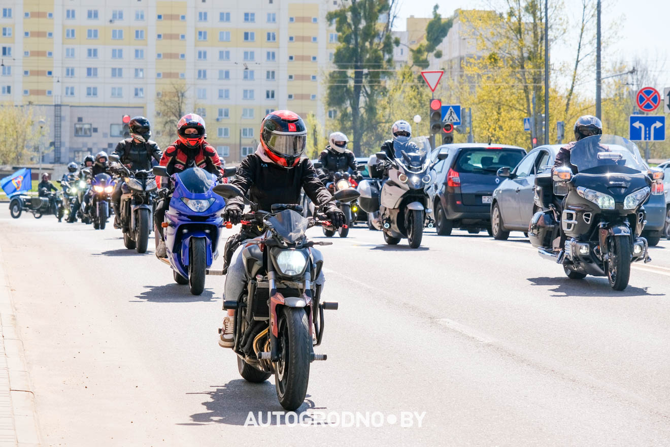 Открытие мотосезона в Гродно 2026 - большой фоторепортаж