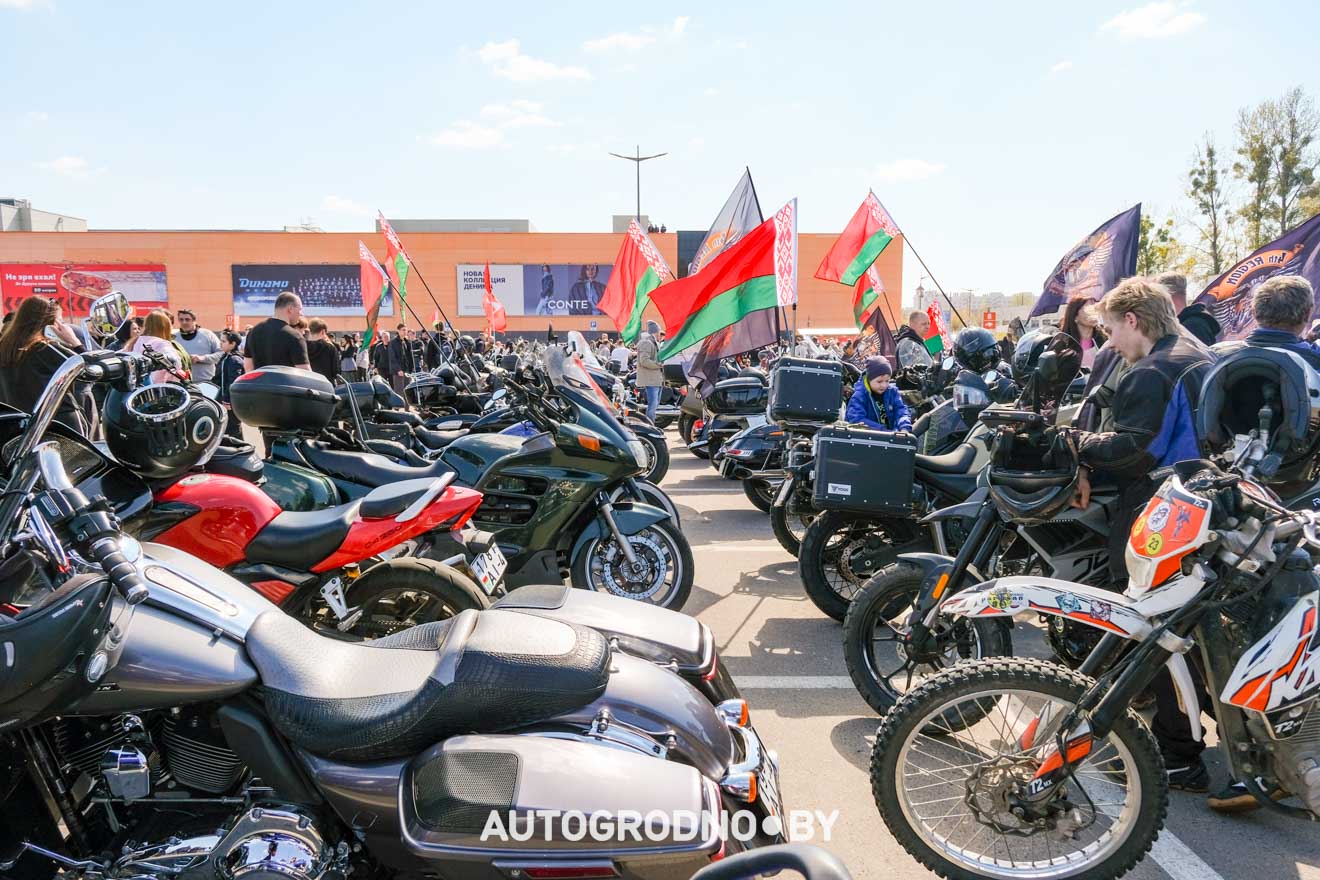 Открытие мотосезона в Гродно 2026 - большой фоторепортаж