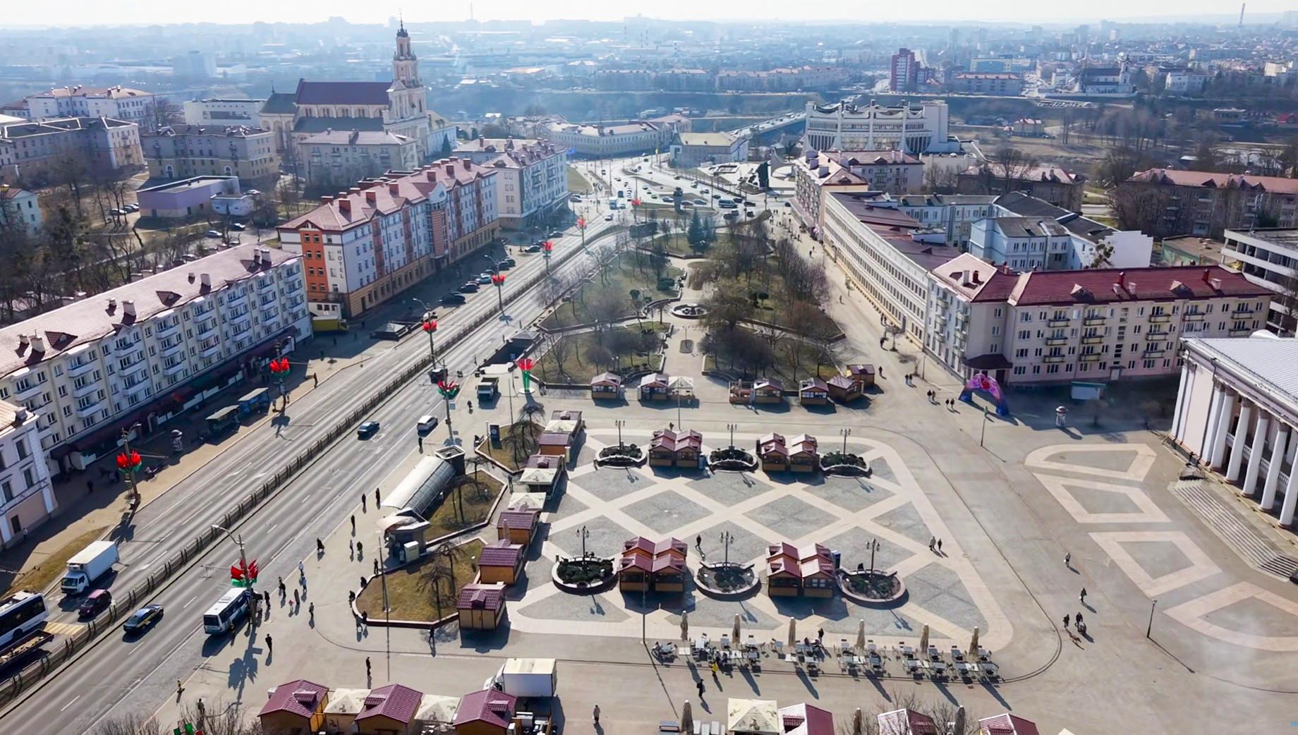 Съемка Гродно с квадрокоптера 2026