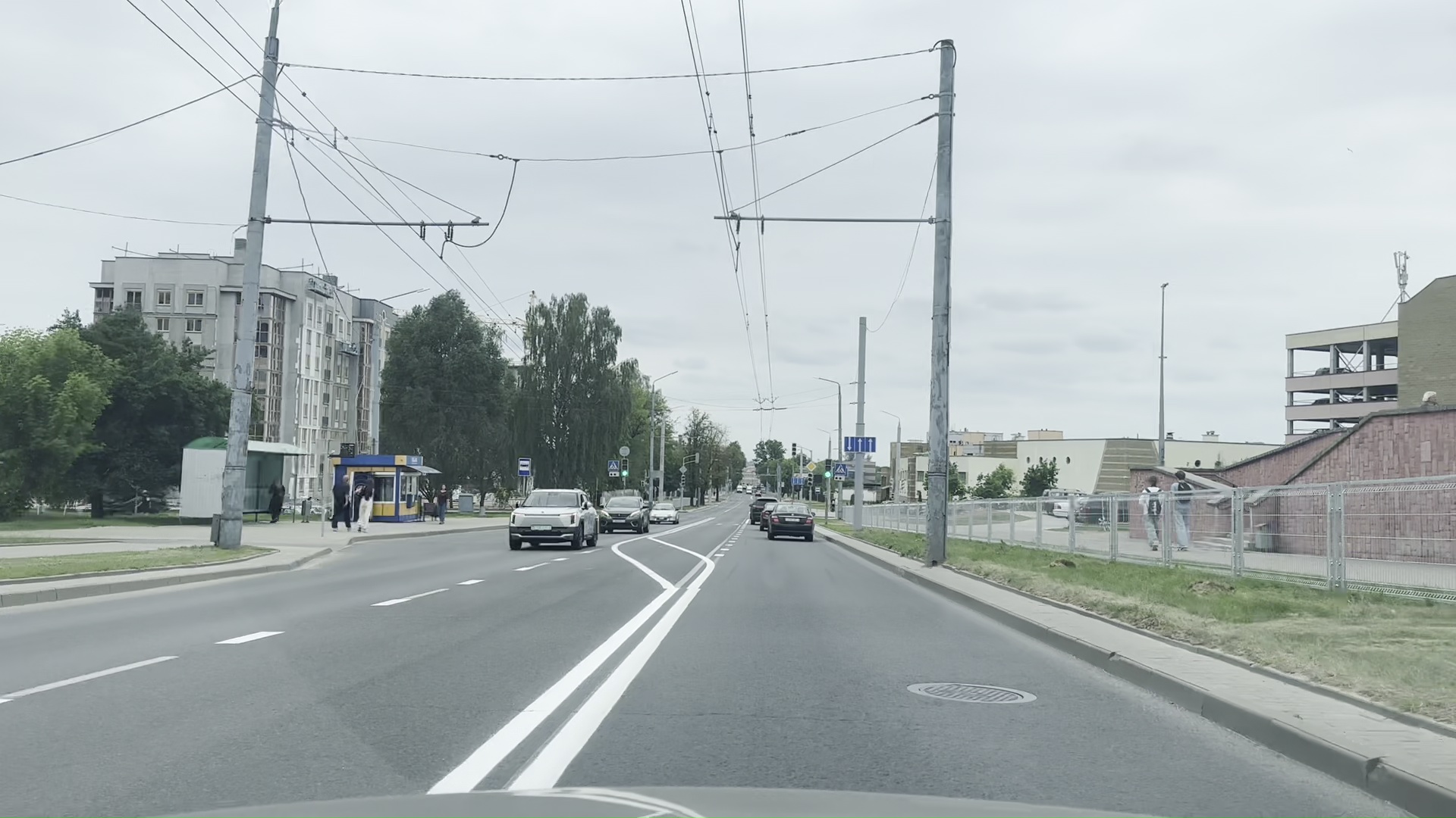 В Гродно на улице Дзержинского меняют организацию движения и ставят новые светофоры