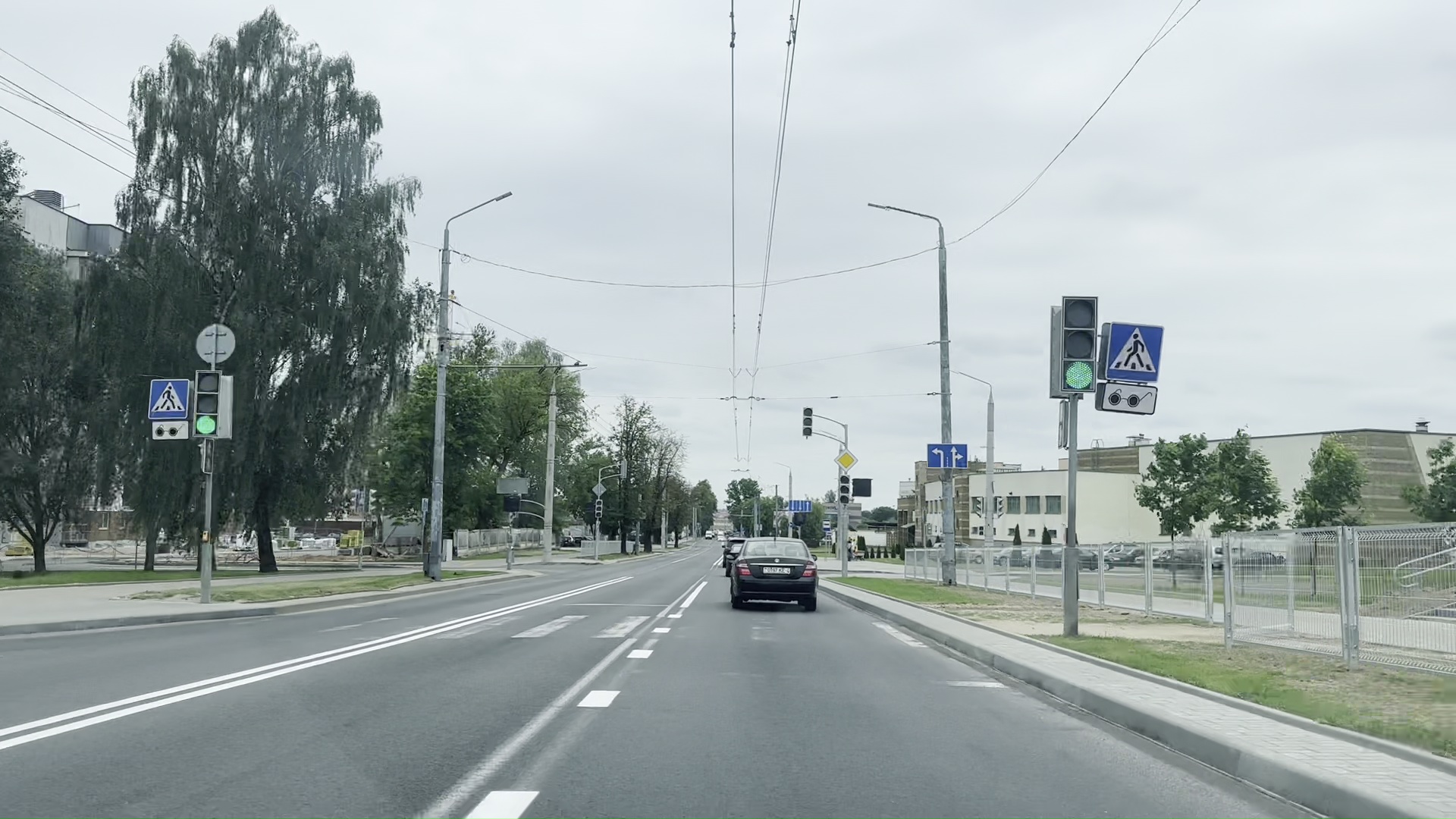 В Гродно на улице Дзержинского меняют организацию движения и ставят новые светофоры