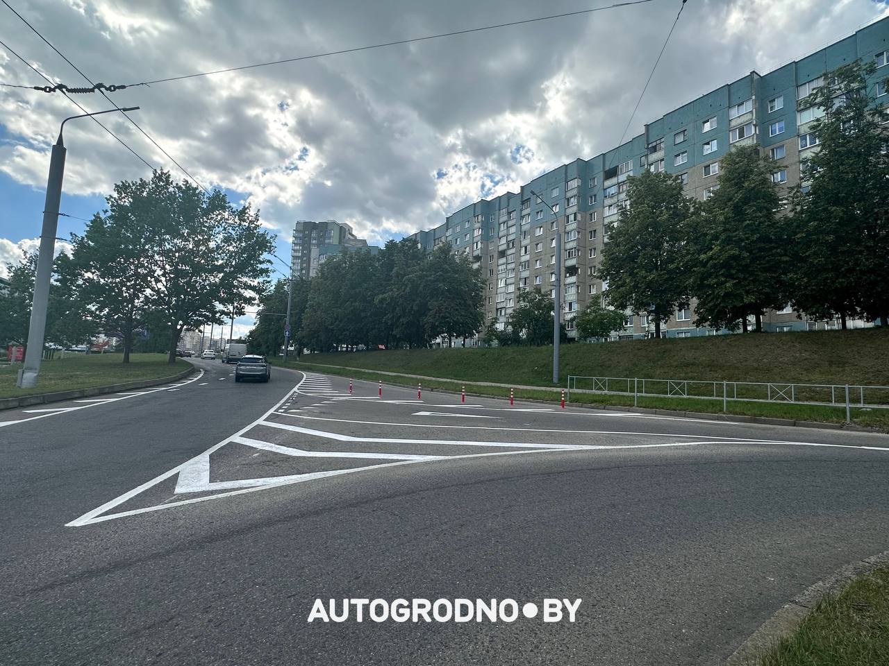 Проспект Клецкова в Гродно - организация движения