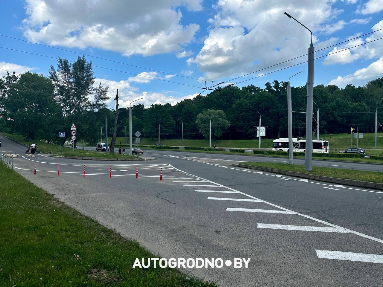 Проспект Клецкова в Гродно - организация движения