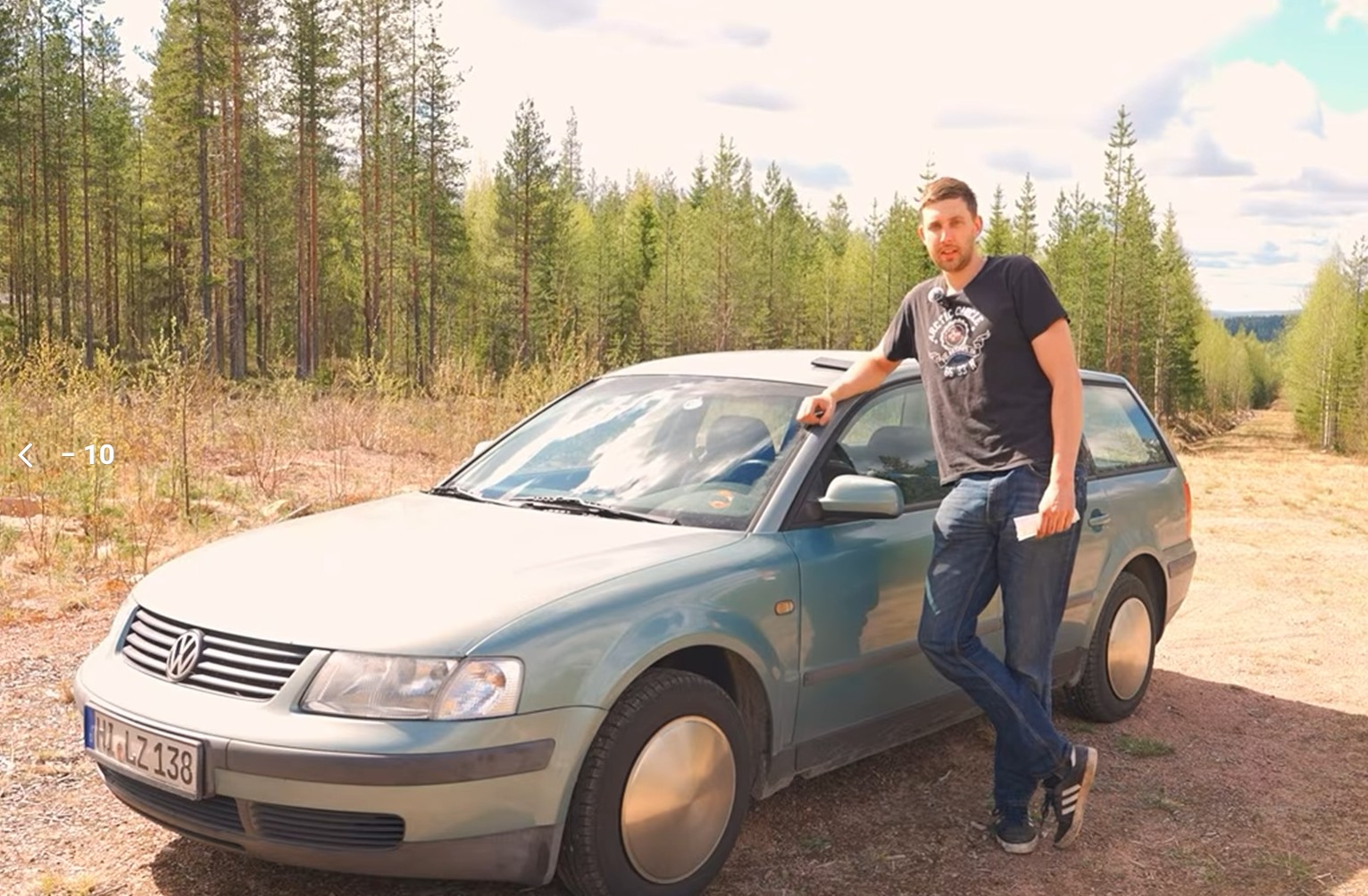 немец едет на дизельном Volkswagen Passat B5 ради рекордно низкого расхода топлива