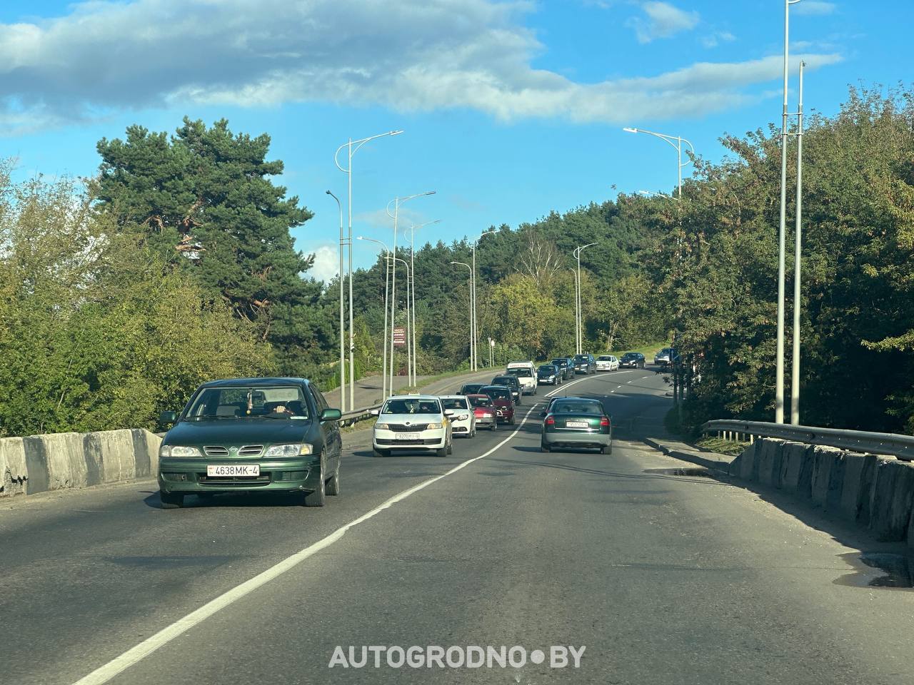 Проезд при закрытой улице Суворова в Гродно