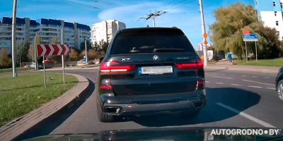 В Гродно случился спор с водителем BMW из Польши. Рассудите